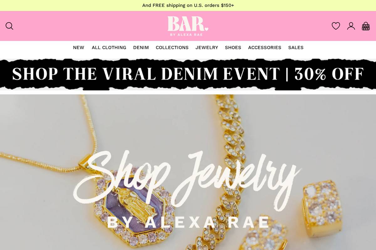 Byalexarae homepage screenshot