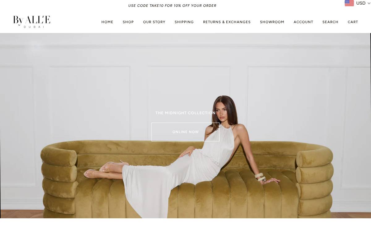 byalle.com homepage screenshot