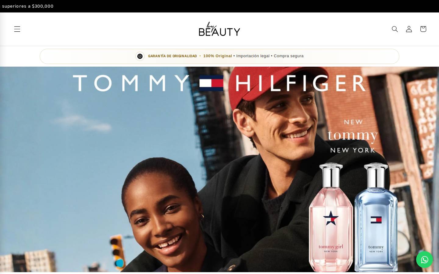 bybeauty.com homepage screenshot