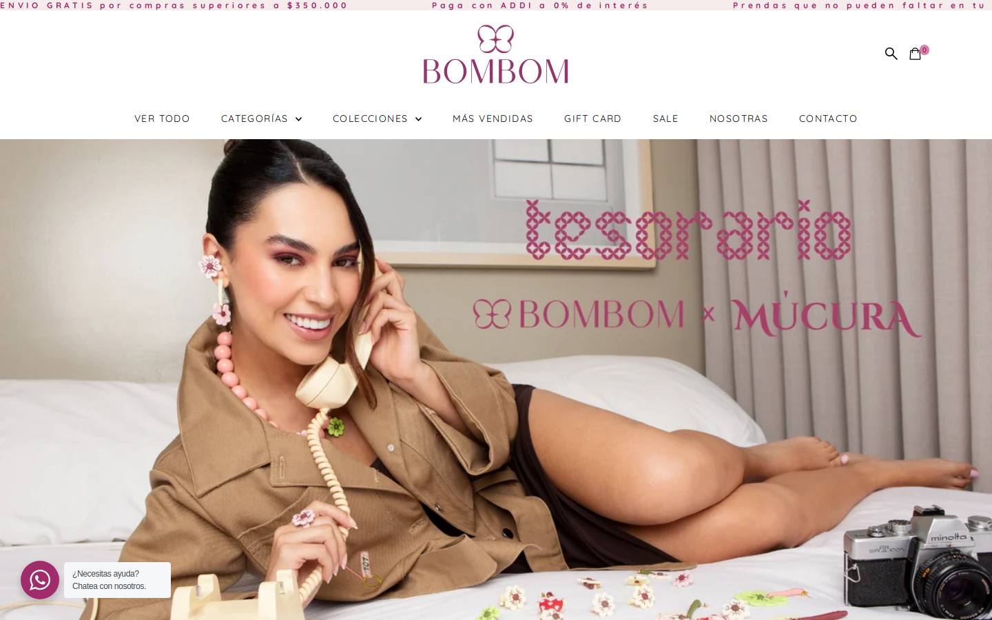 bybombom.com homepage screenshot