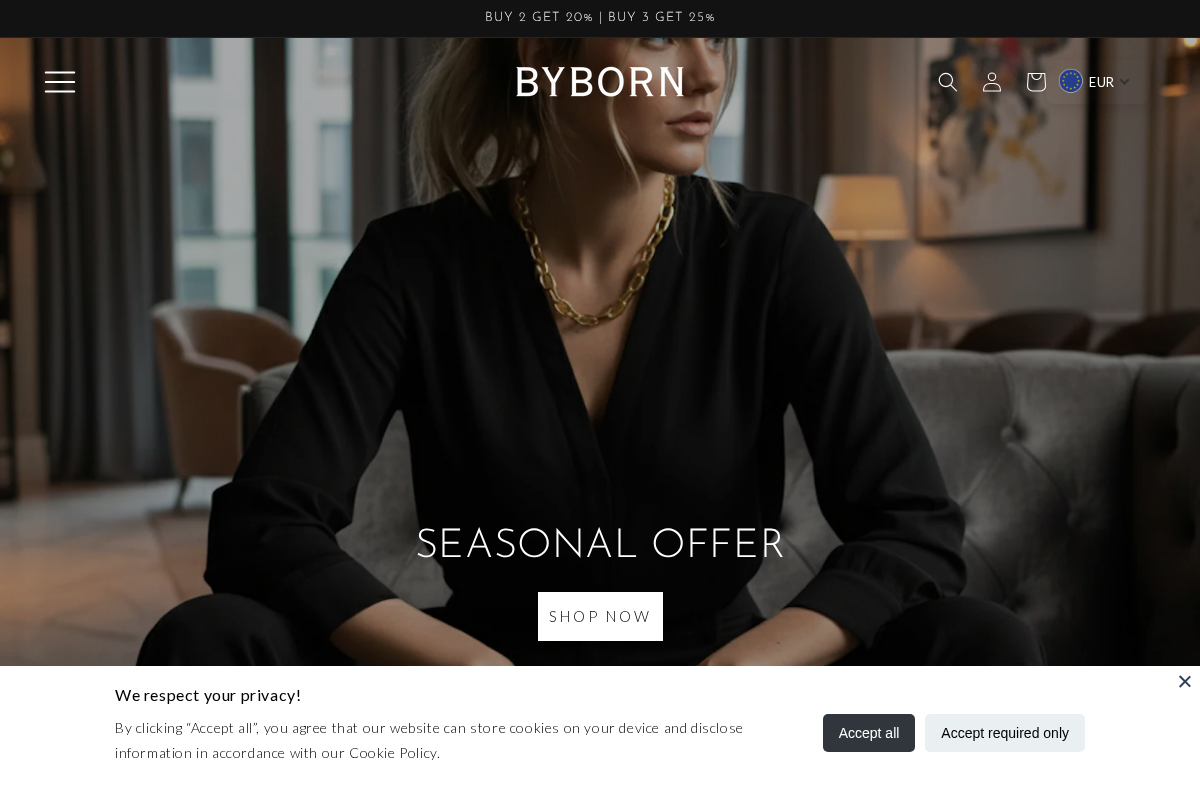 BYBORN homepage screenshot