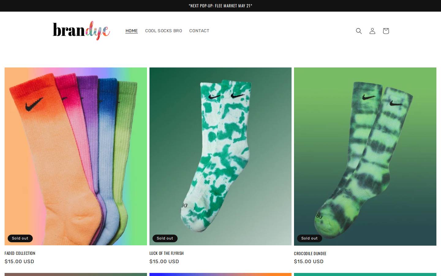 bybrandye.com homepage screenshot