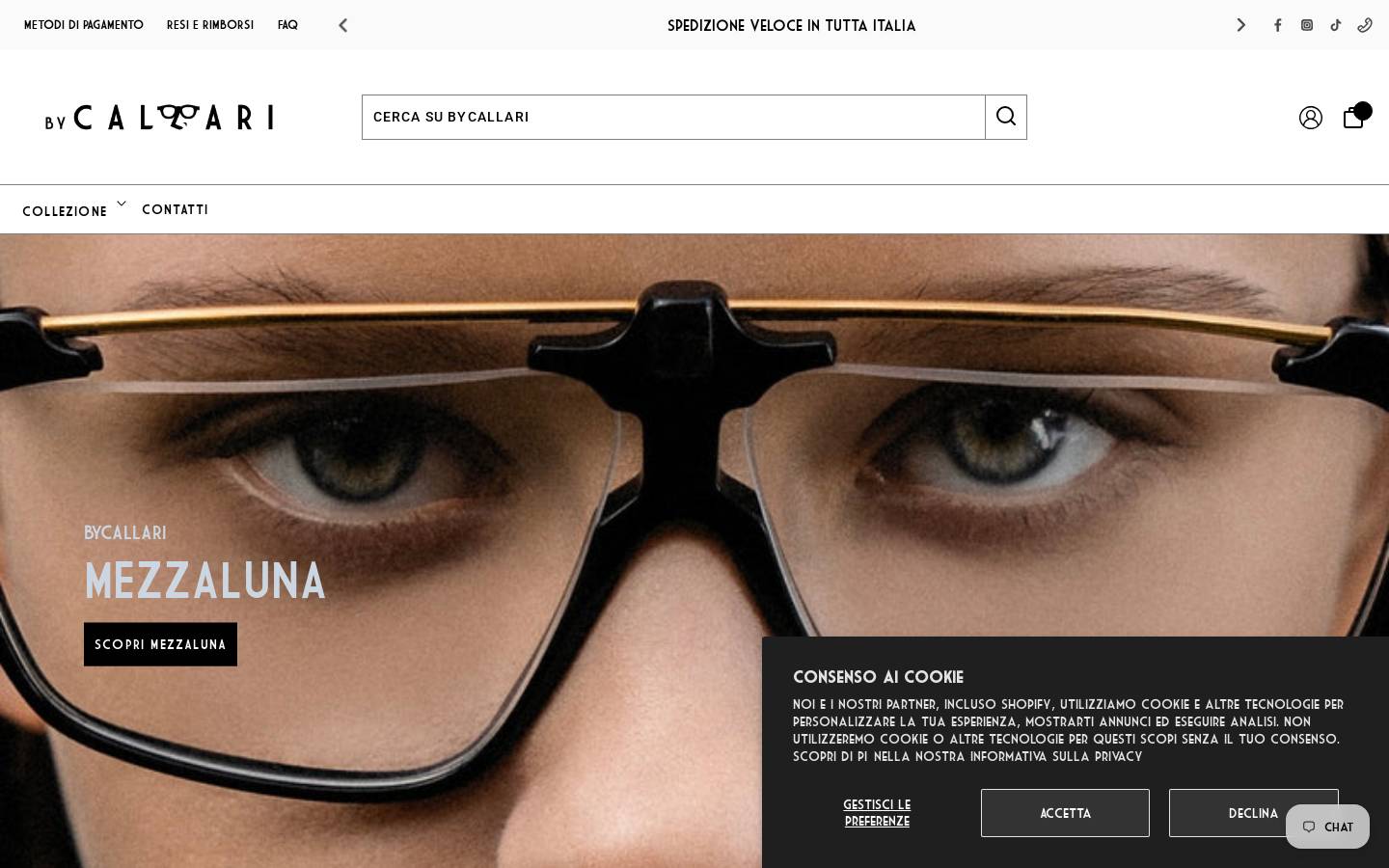 By Callari homepage screenshot