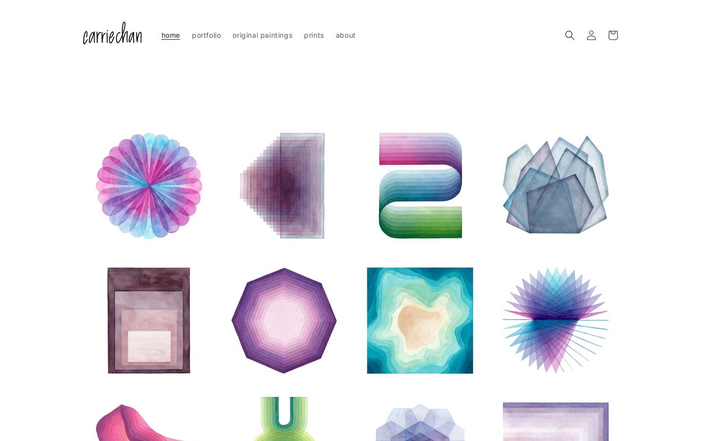 bycarriechan.com homepage screenshot