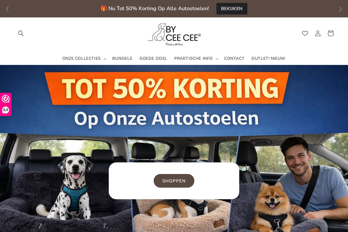 By Cee Cee homepage screenshot