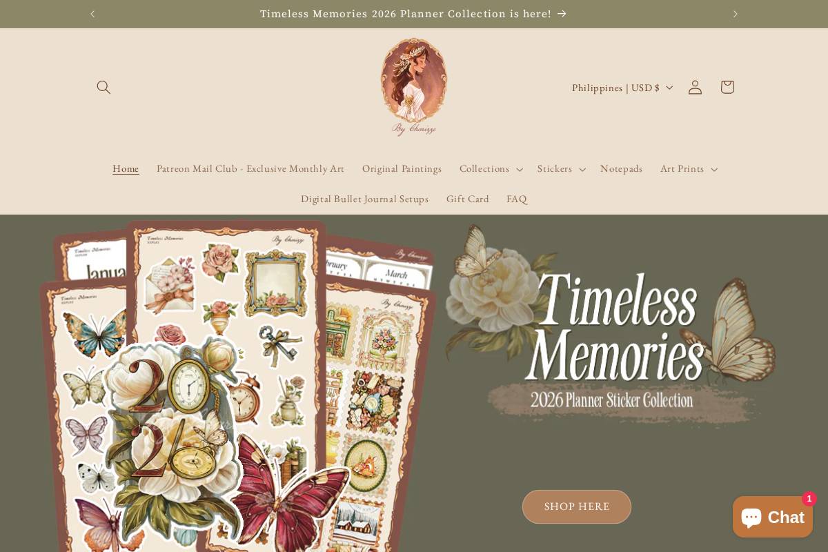 bycharizze.com homepage screenshot
