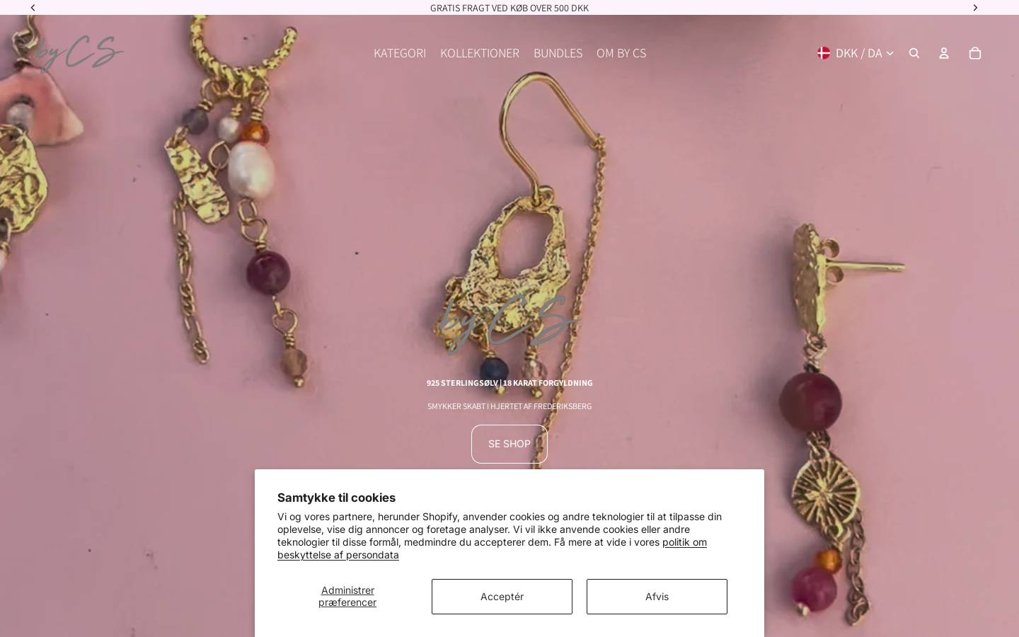 by C.S. homepage screenshot