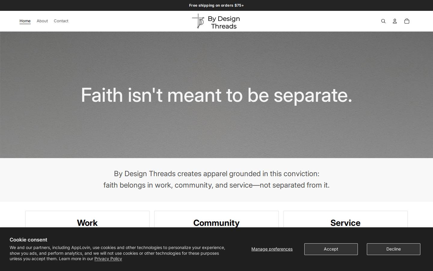 bydesignthreads.com homepage screenshot