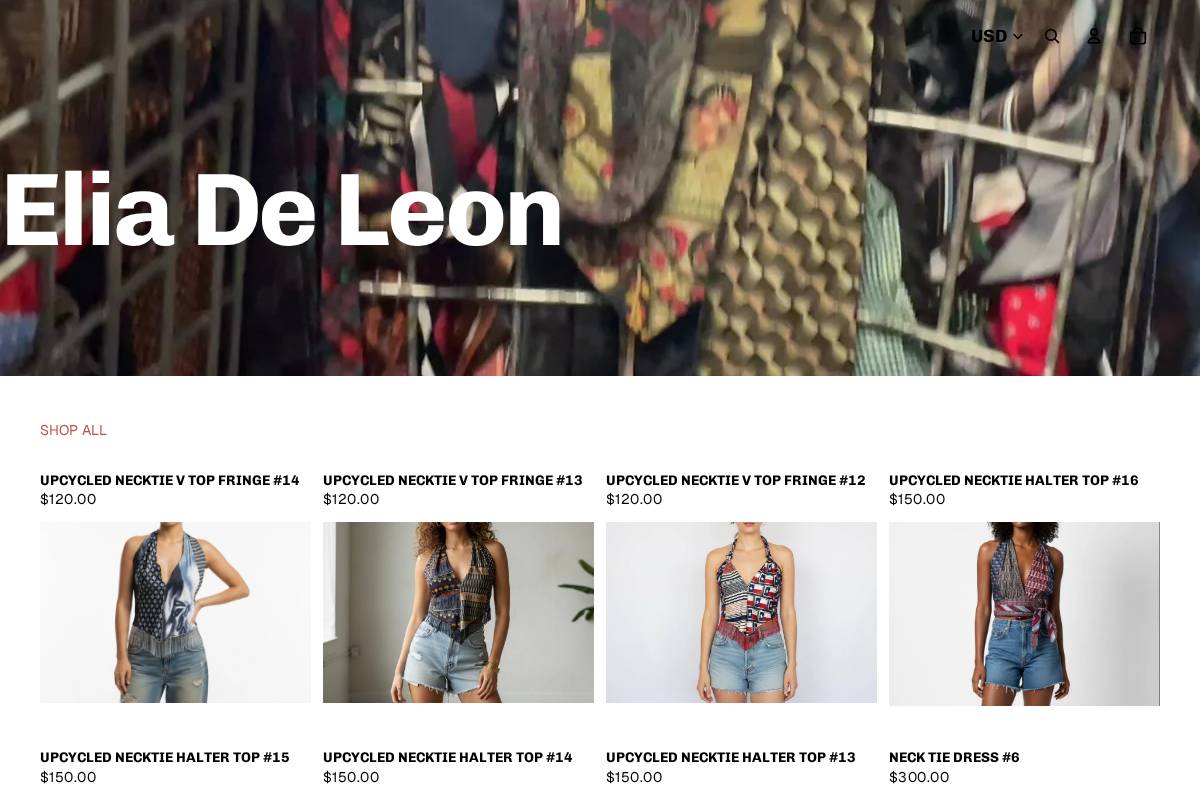 byeliadeleon.com homepage screenshot