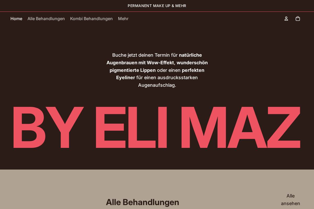 byelimaz.com homepage screenshot
