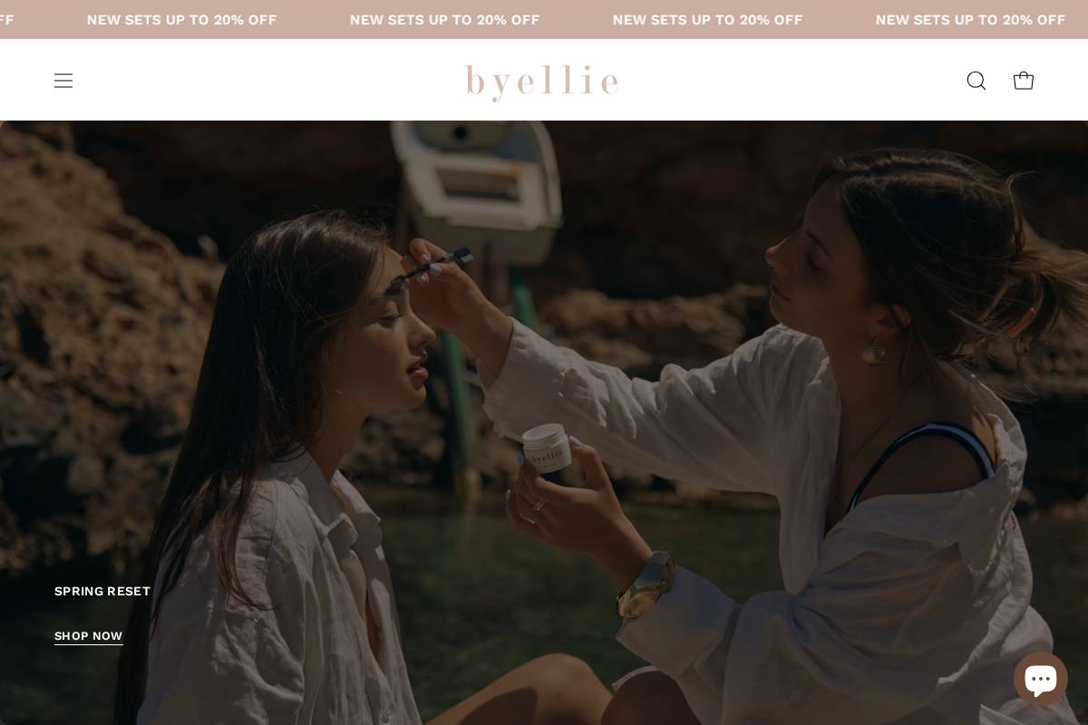 byellie.co.uk homepage screenshot
