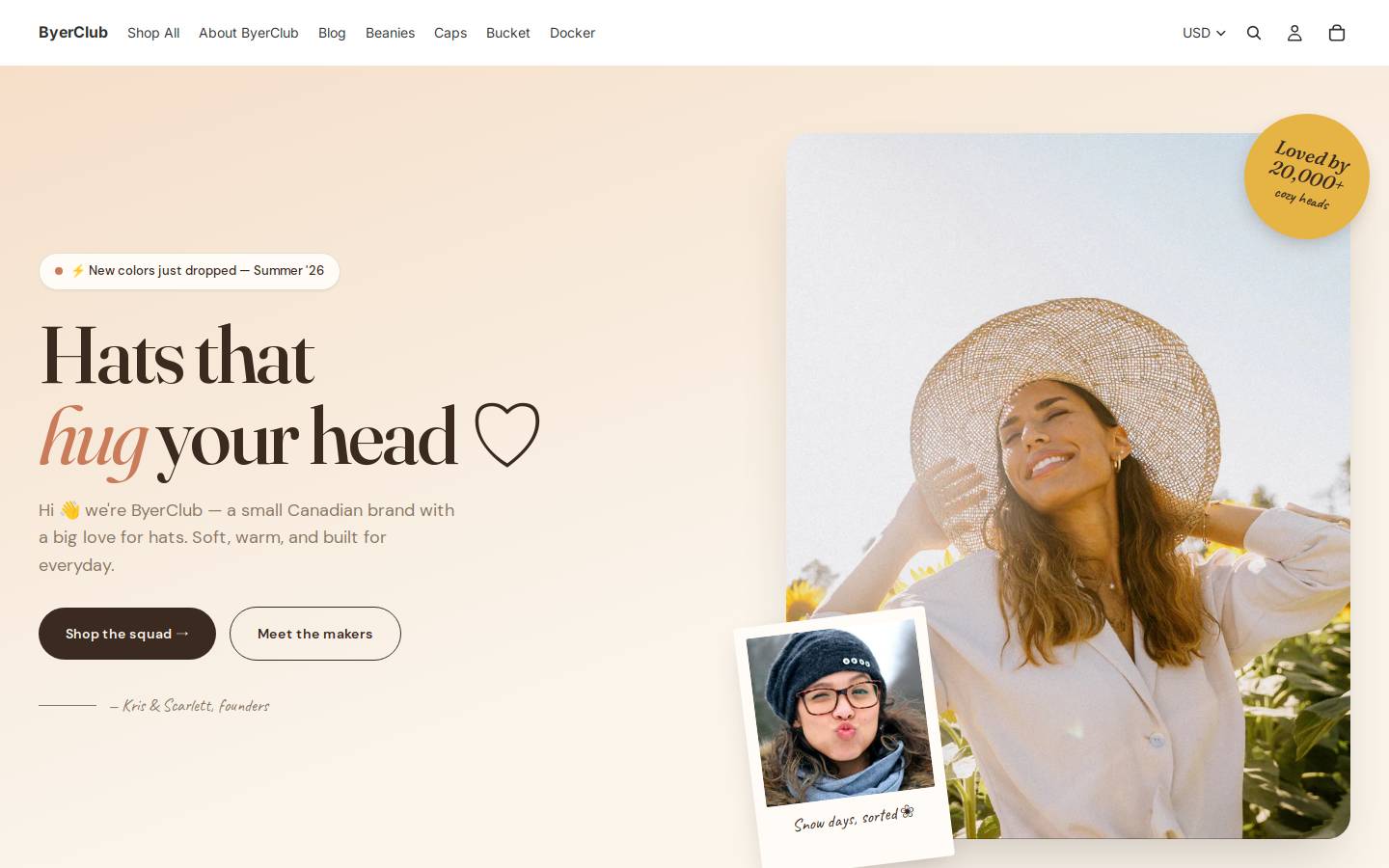 byerclub.com homepage screenshot