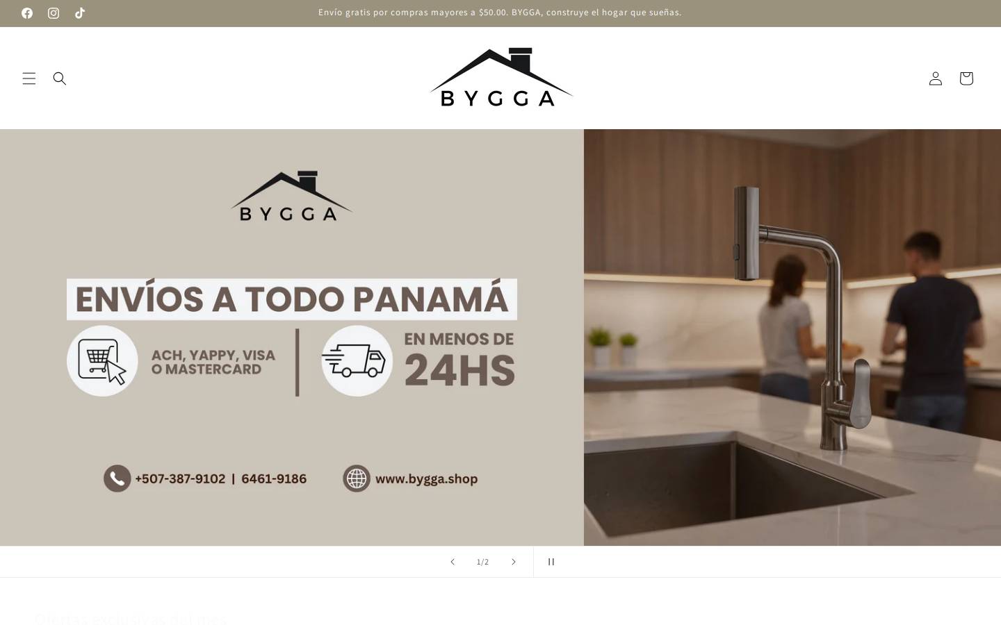 bygga.shop homepage screenshot