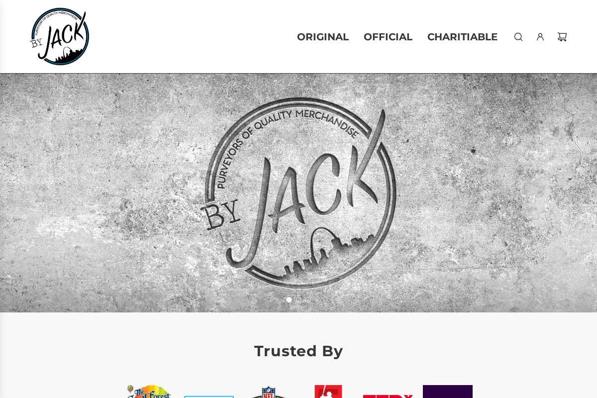 By Jack homepage screenshot