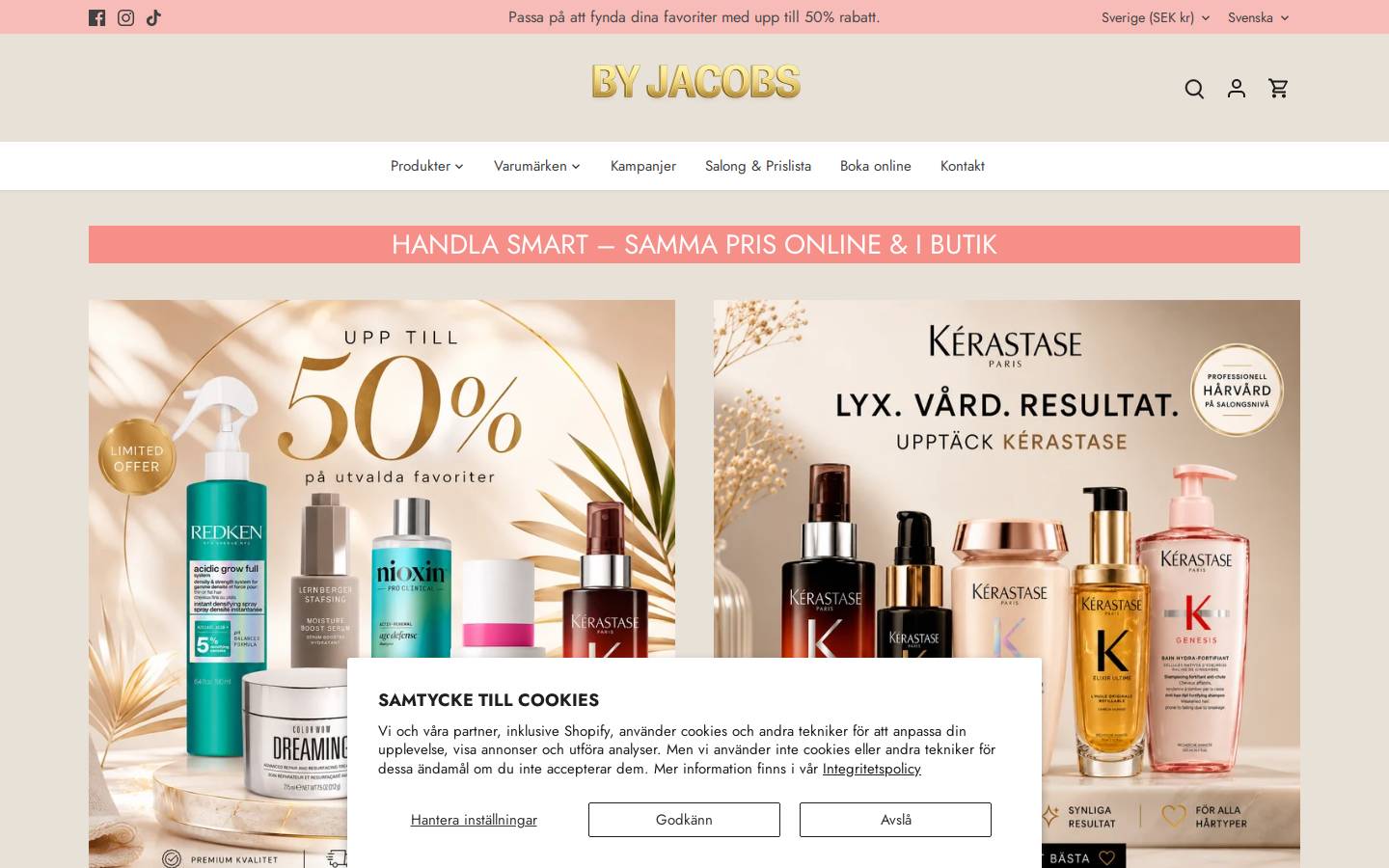 Byjacobs homepage screenshot