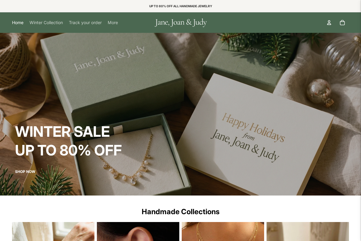 byjanejoanjudy.com homepage screenshot