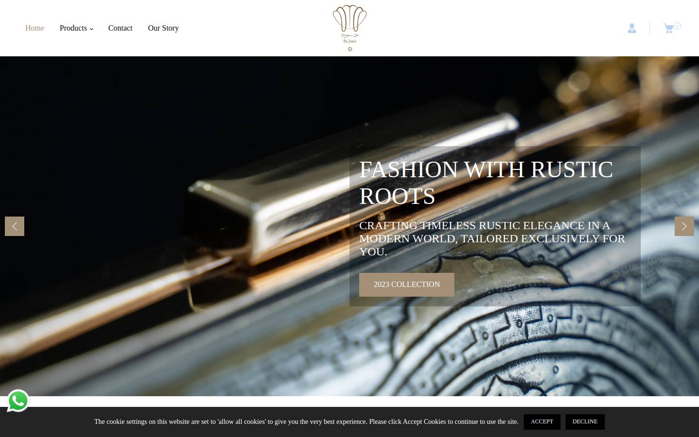 byjoud.com homepage screenshot