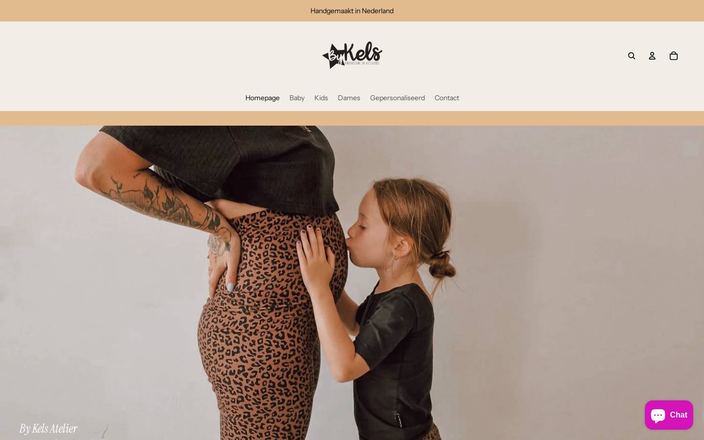 By Kels homepage screenshot