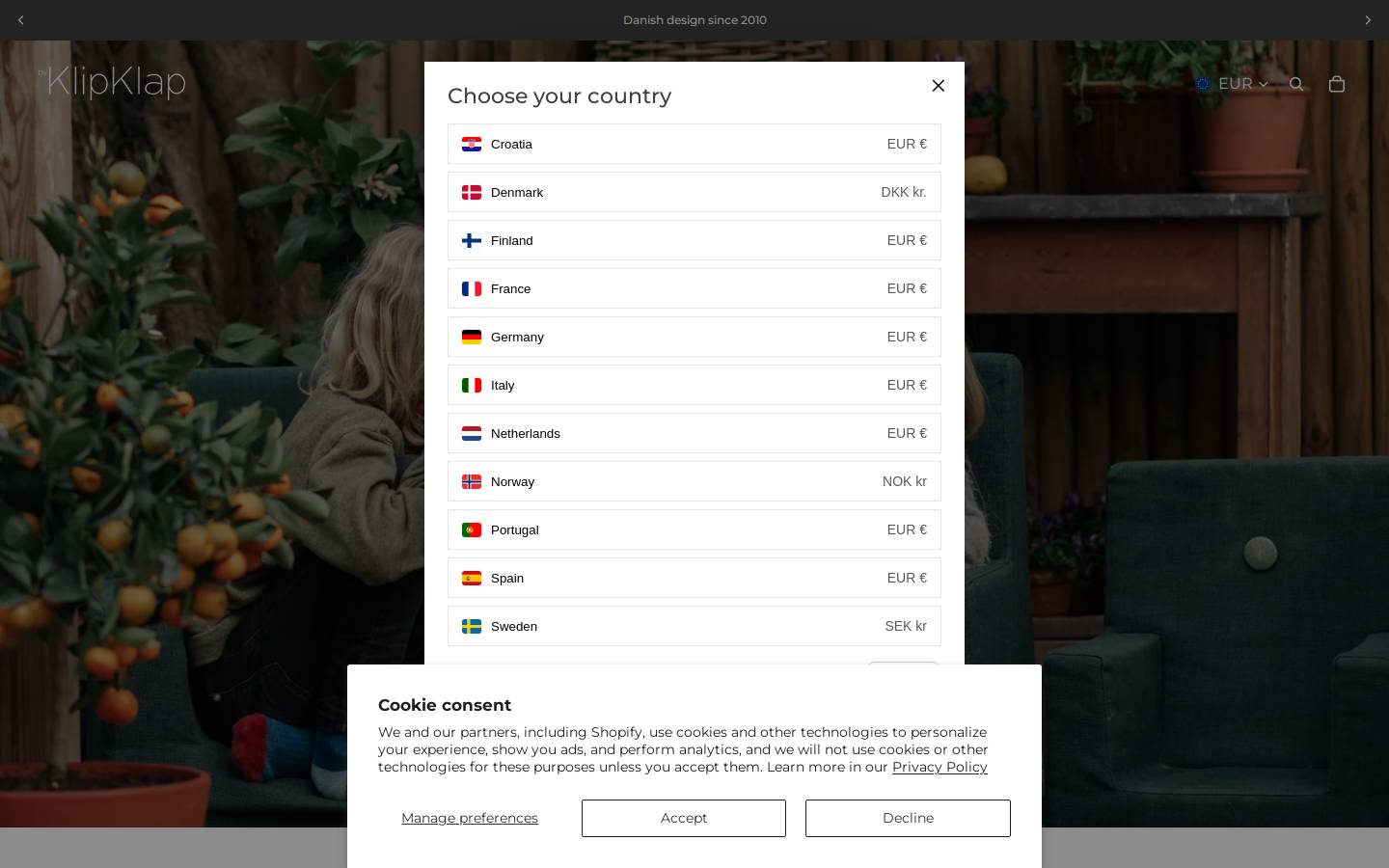 by KlipKlap homepage screenshot