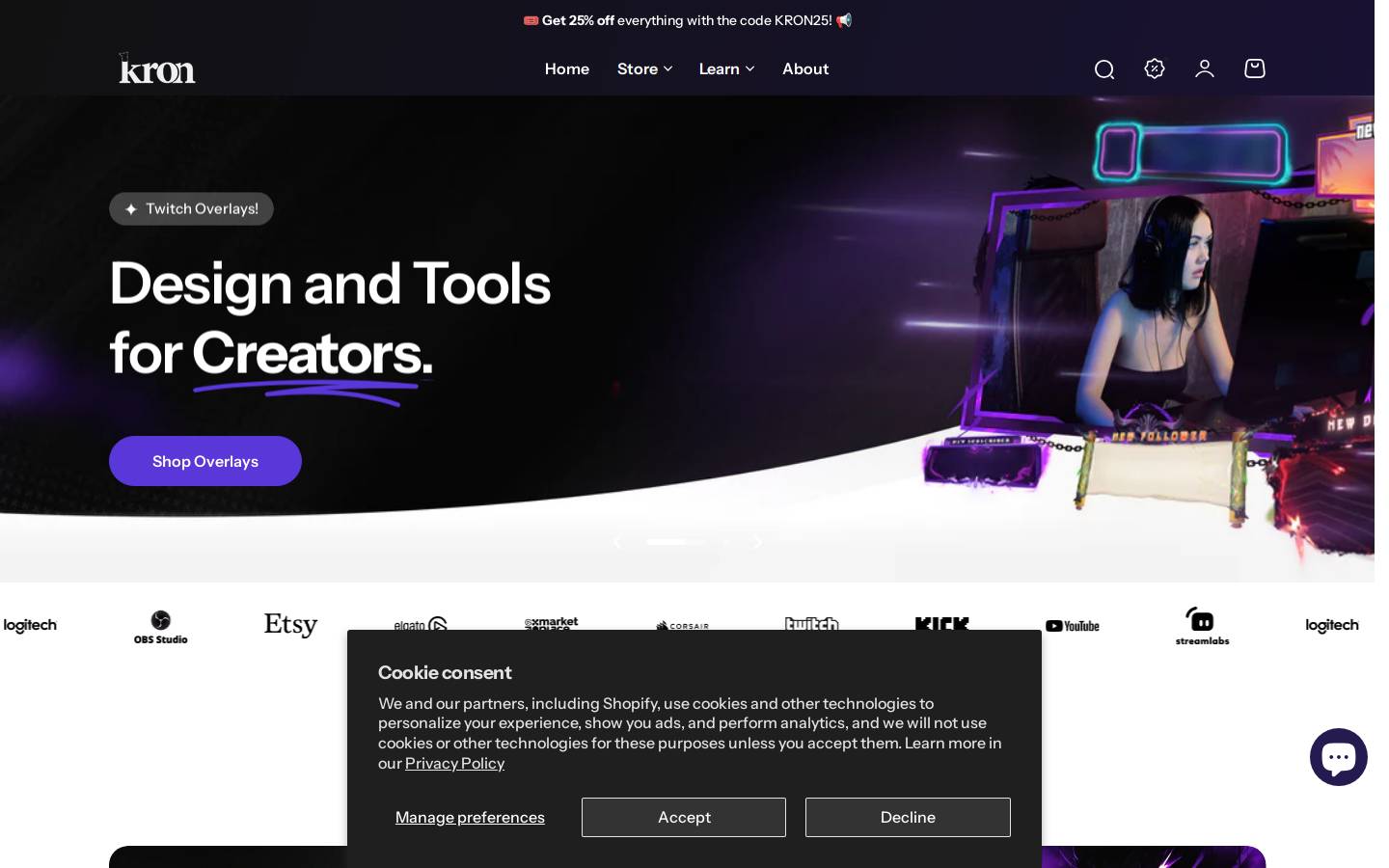 byKron homepage screenshot