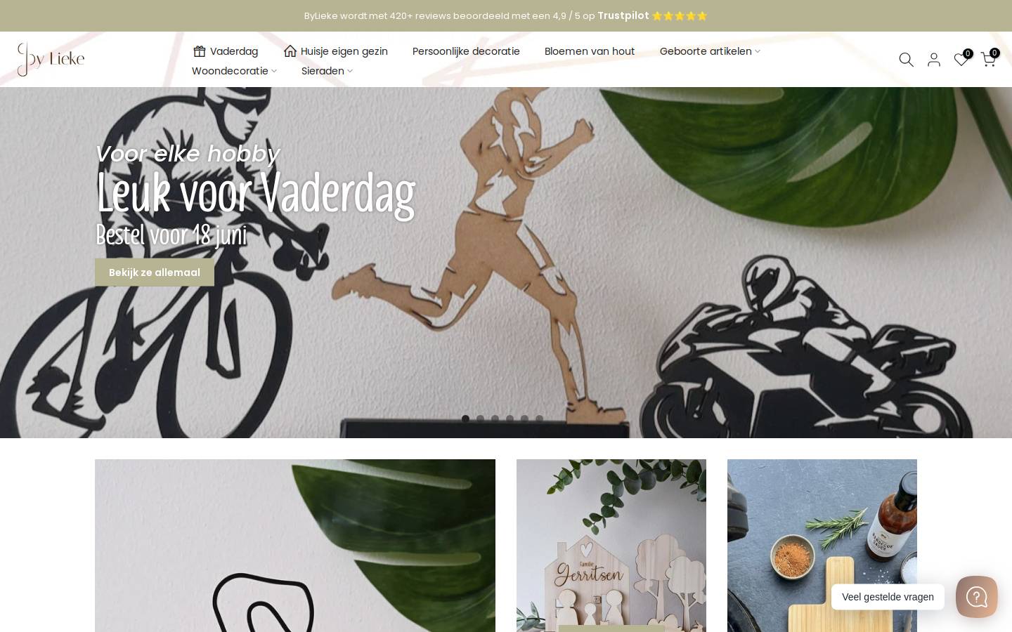 Bylieke homepage screenshot