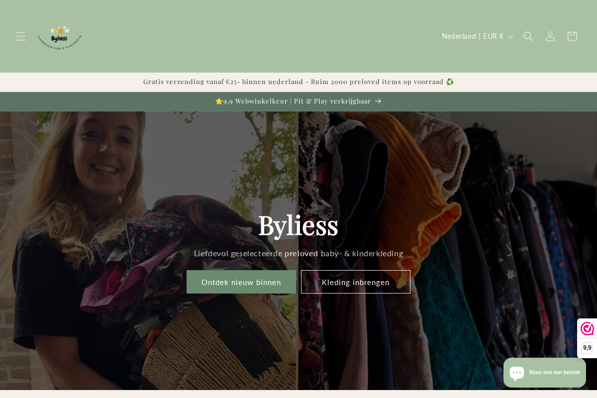 Byliess homepage screenshot