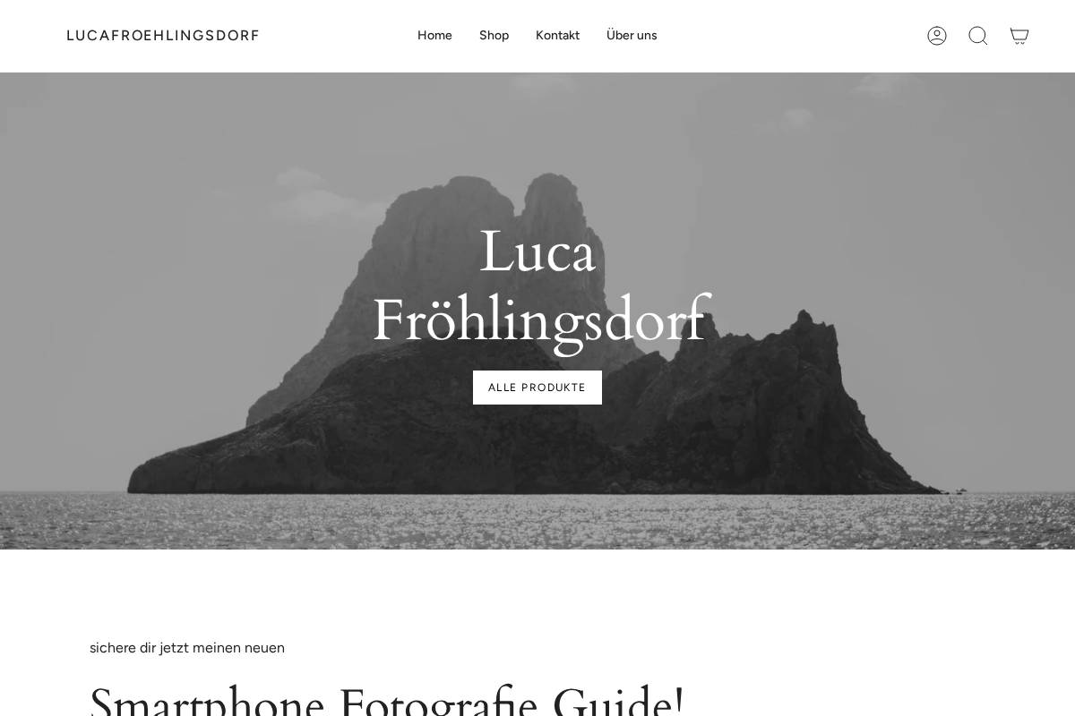 lucafroehlingsdorf homepage screenshot
