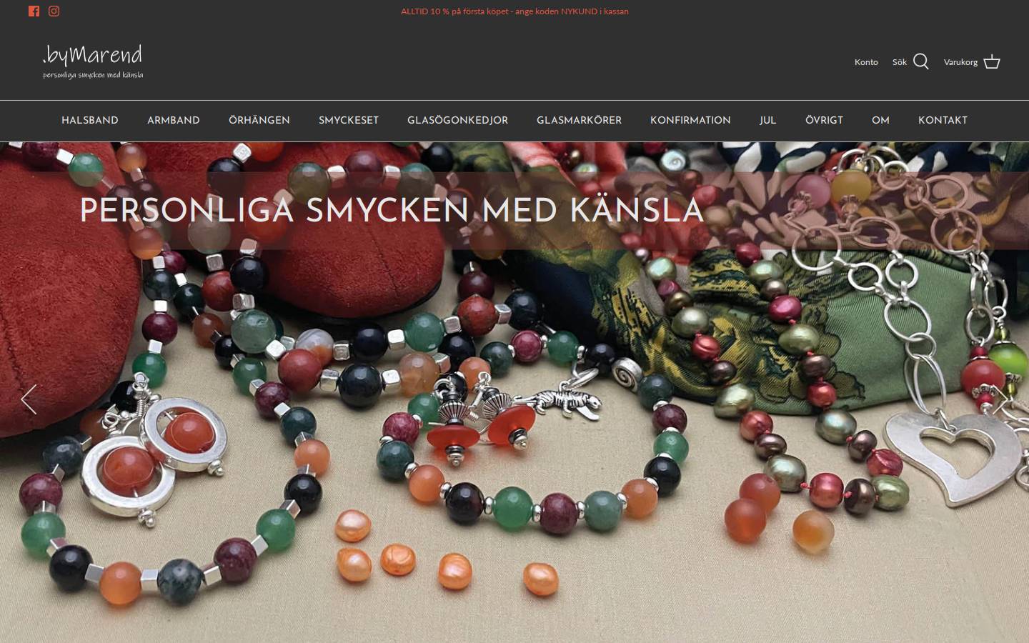 bymarend.se homepage screenshot