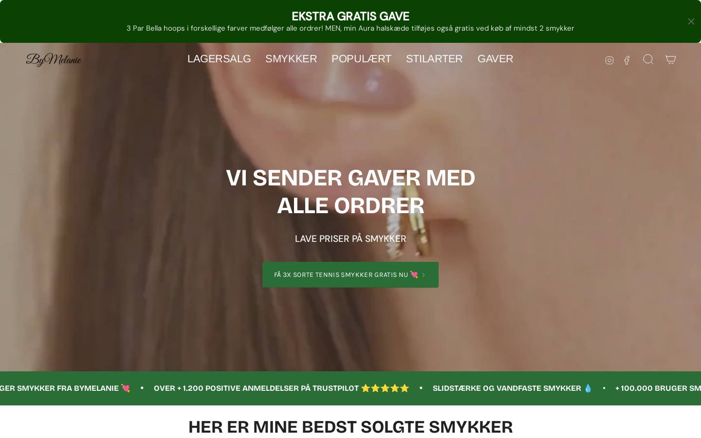 Bymelanie homepage screenshot