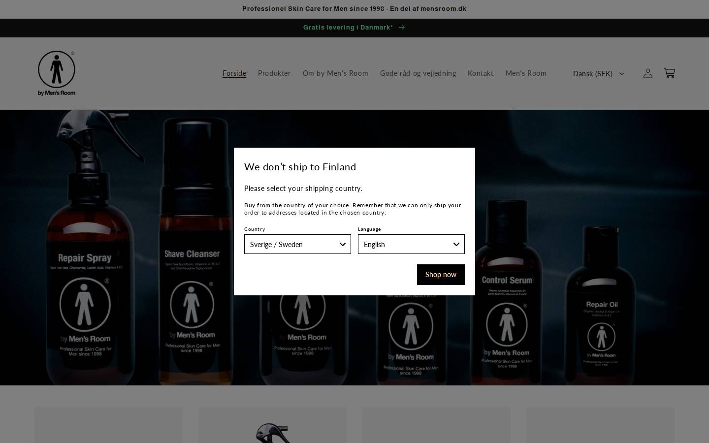 bymensroom.se homepage screenshot