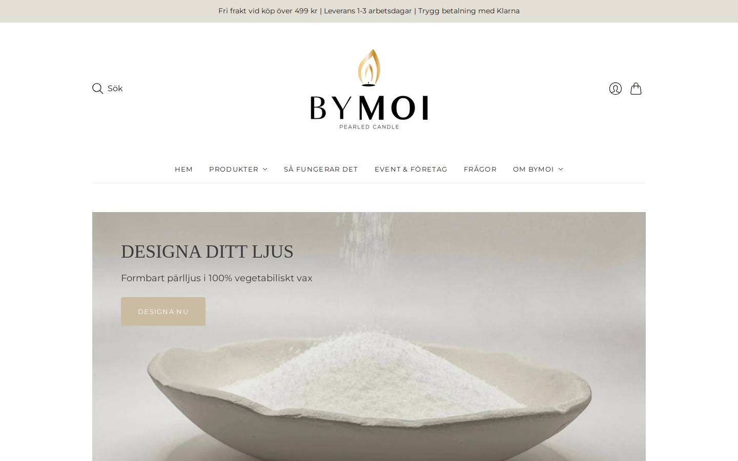 Bymoi homepage screenshot