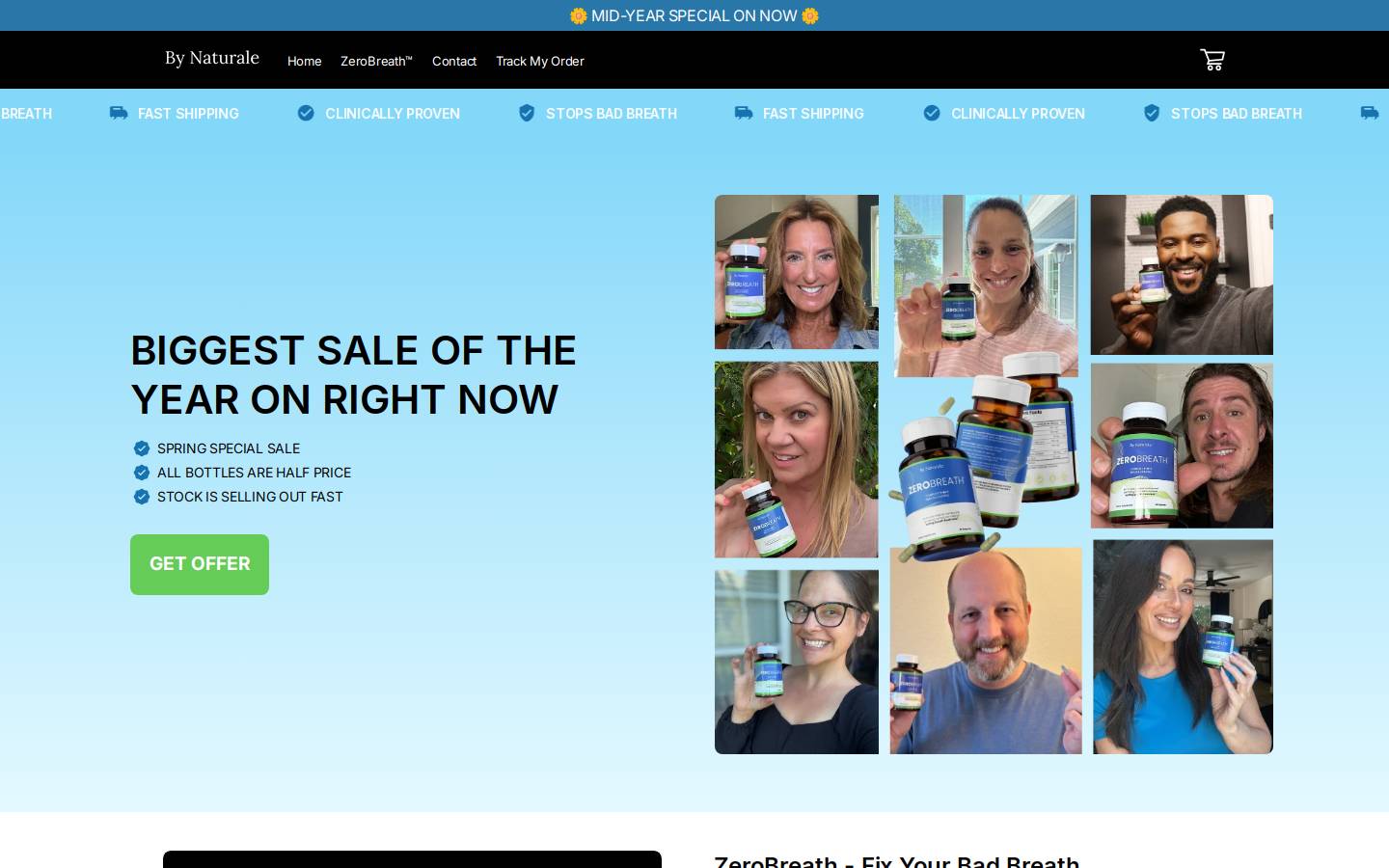 Bynaturale homepage screenshot