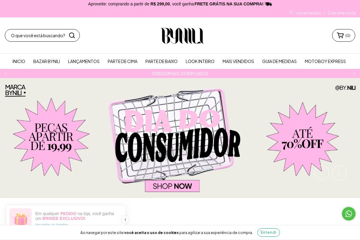 bynili.com homepage screenshot