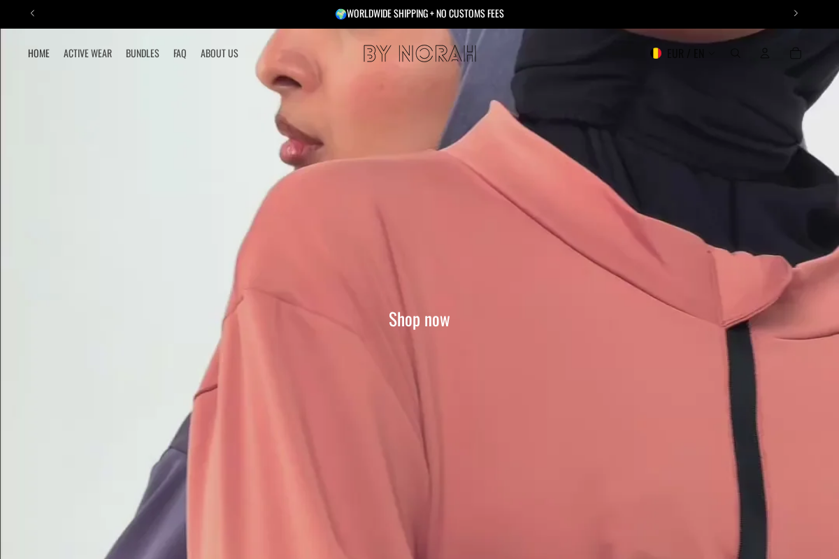 BYNORAH.COM homepage screenshot