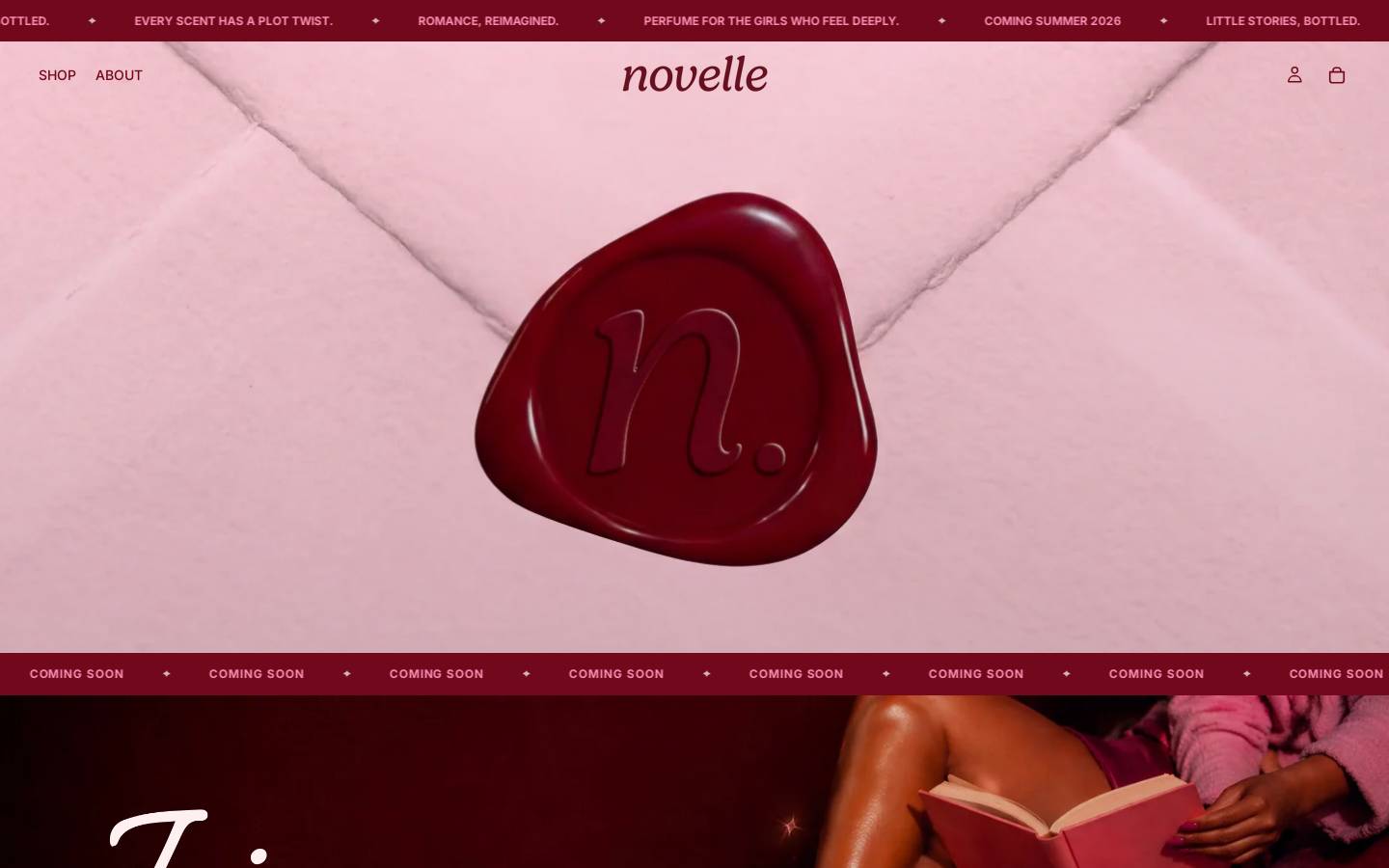 bynovelle.com homepage screenshot