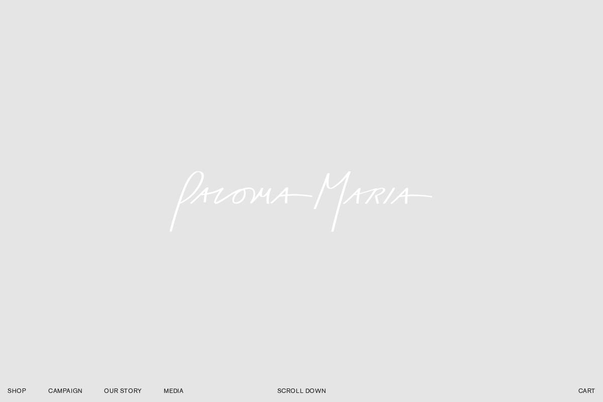 bypalomamaria.com homepage screenshot