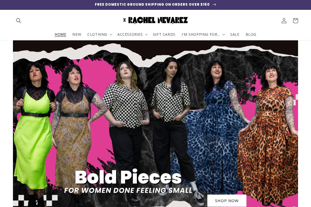 byrachelnevarez.com homepage screenshot