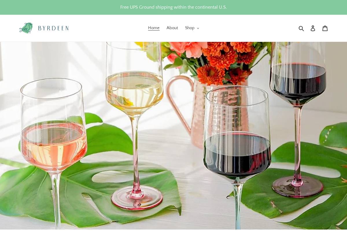 byrdeen.com homepage screenshot