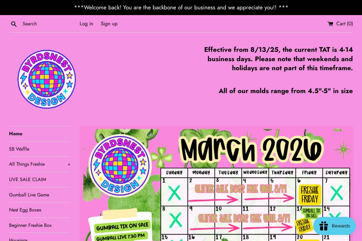 byrdsnestdesign.com homepage screenshot