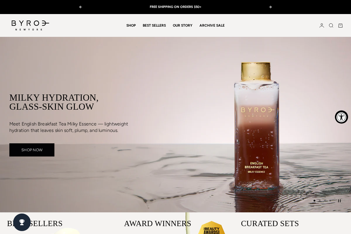 byroe.com homepage screenshot