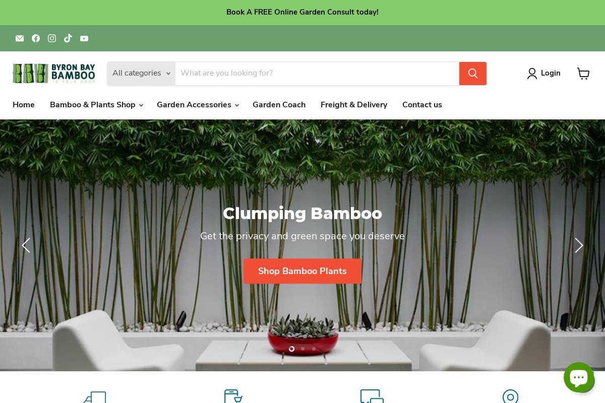 byronbaybamboo.com.au homepage screenshot