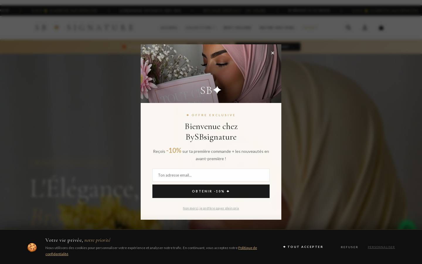 bysbsignature.fr homepage screenshot