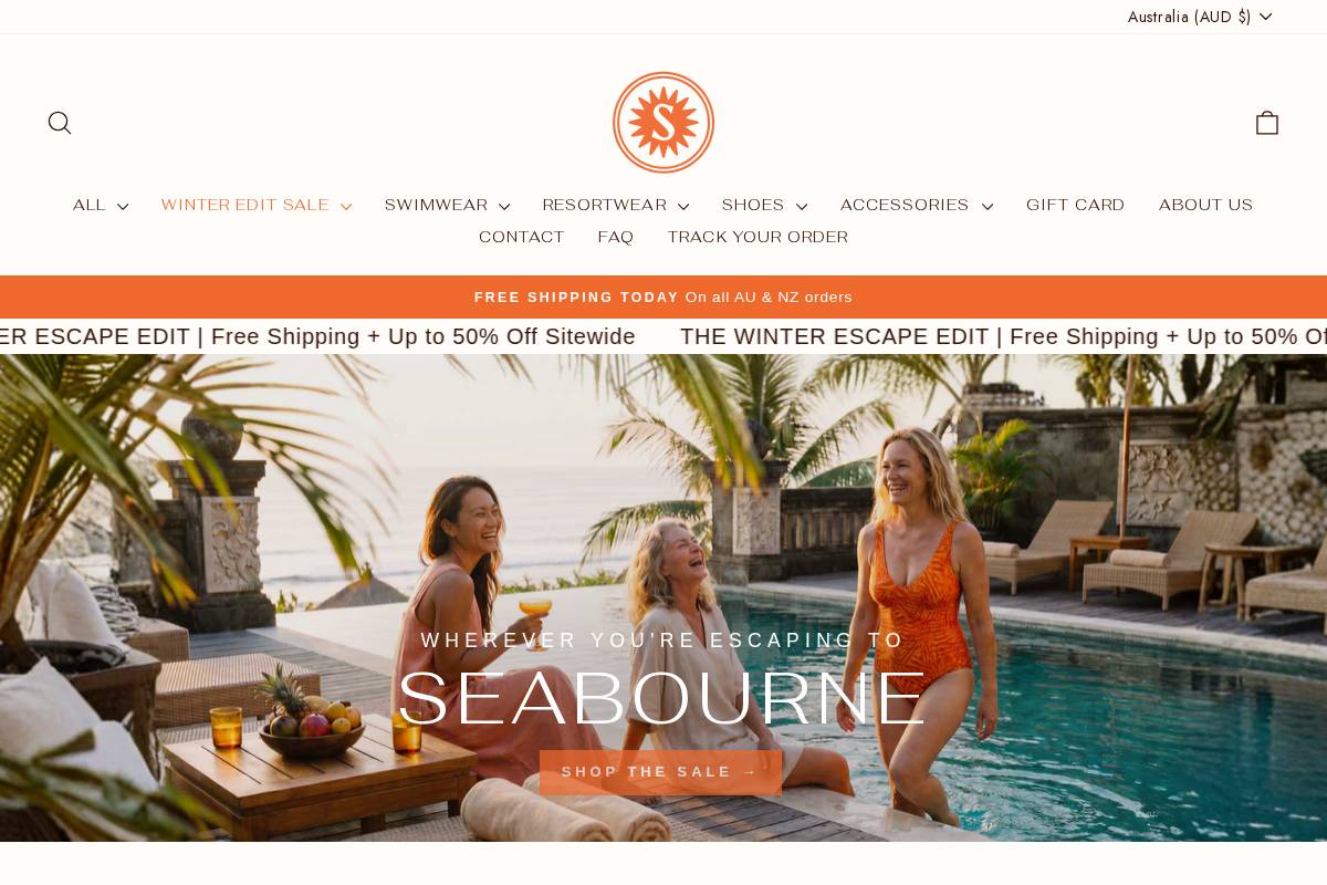 Byseabourne homepage screenshot