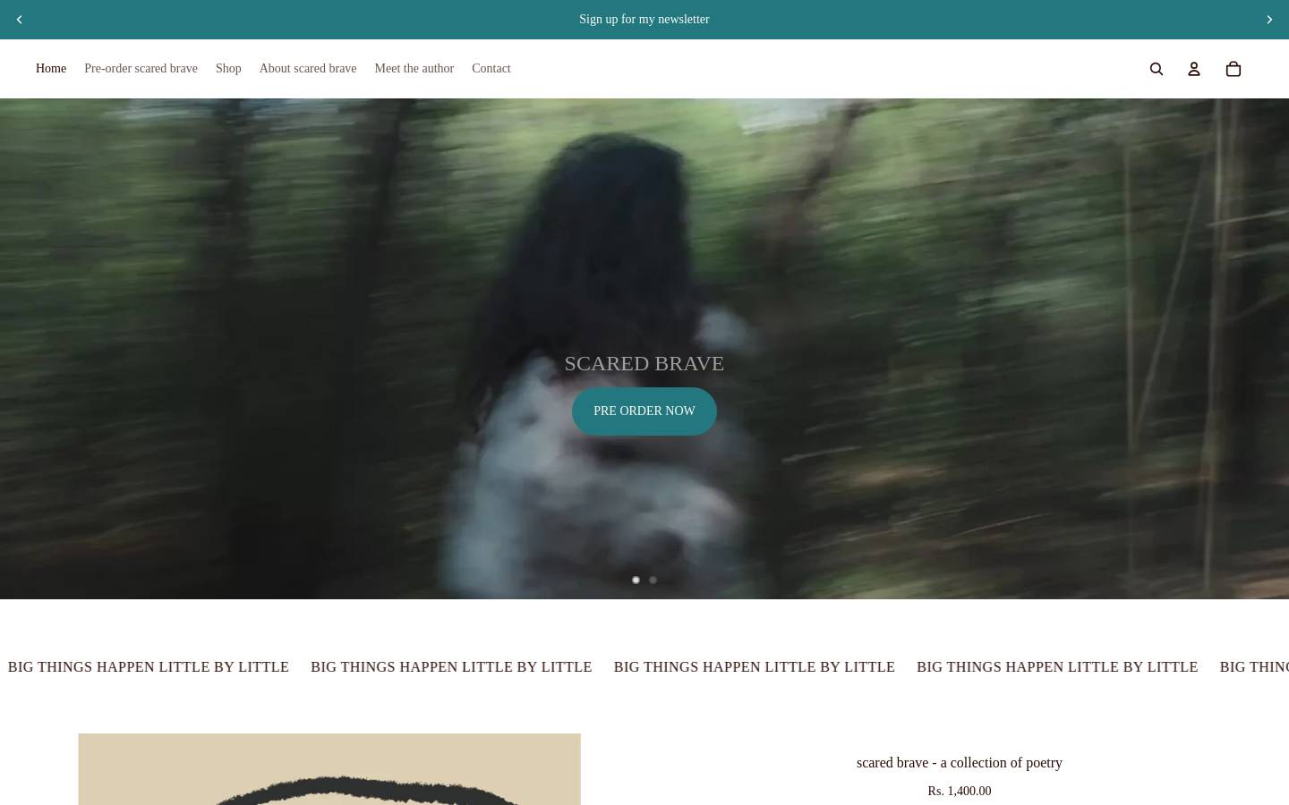 bysonalisharma.com homepage screenshot