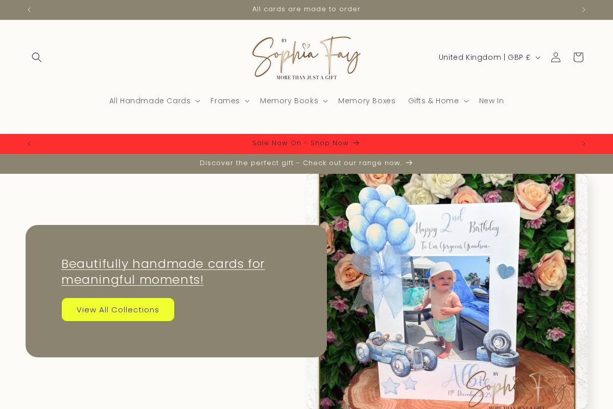 bysophiafay.com homepage screenshot