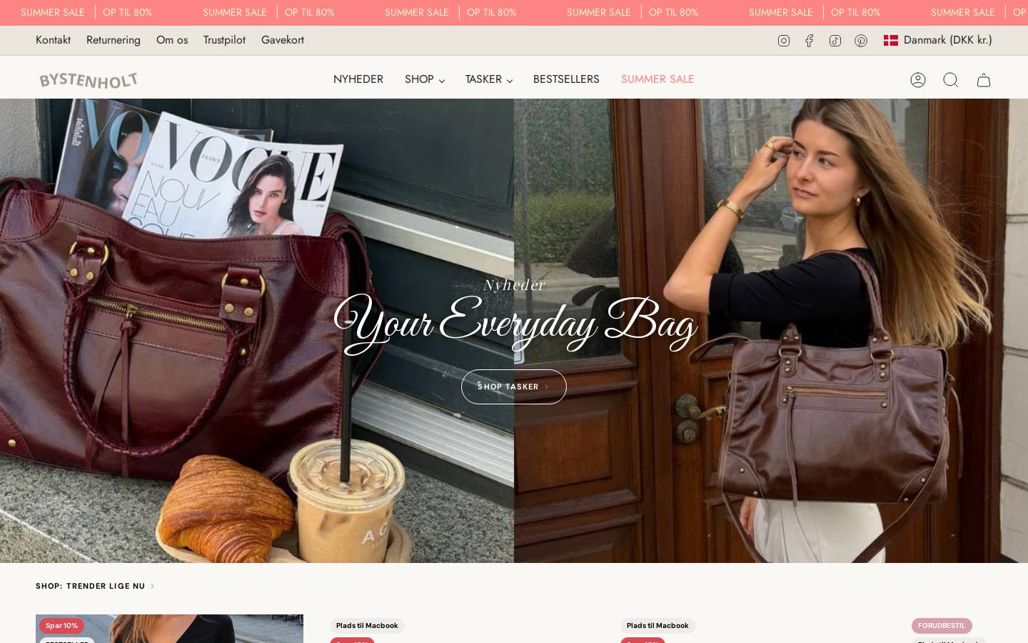 ByStenholt homepage screenshot