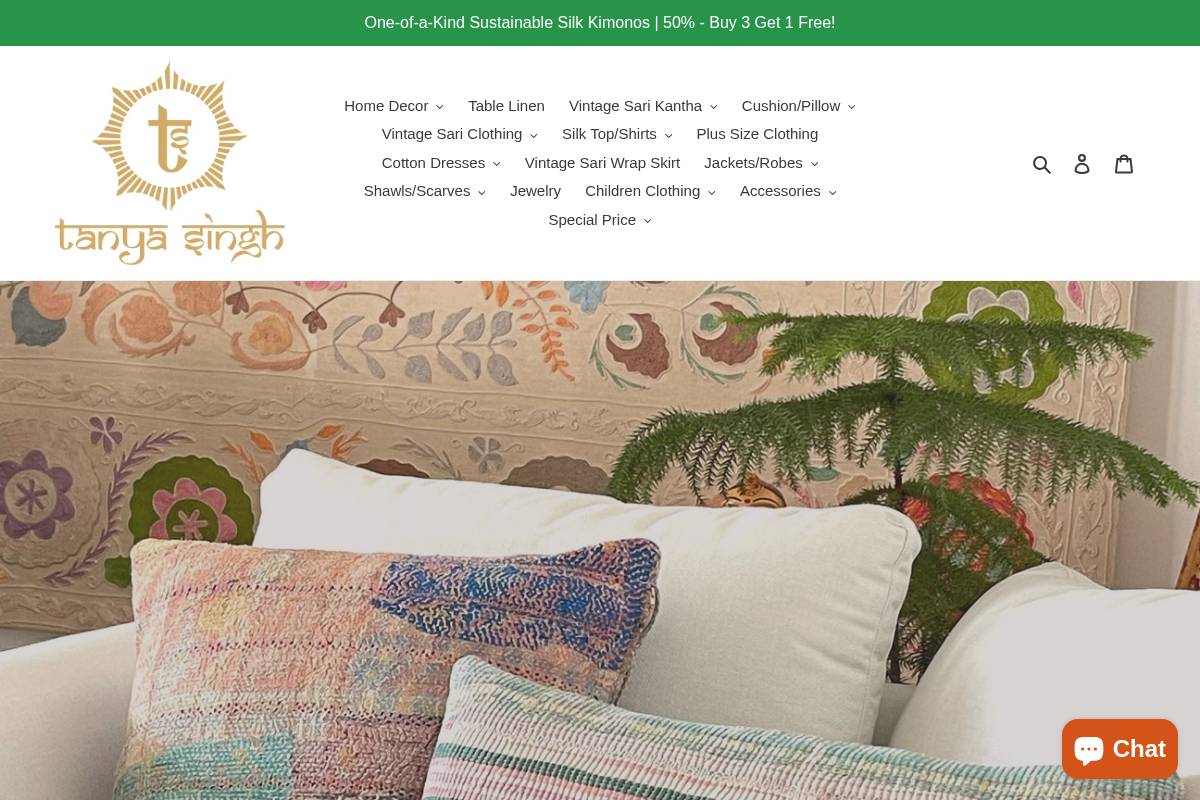 bytanyasingh.com homepage screenshot