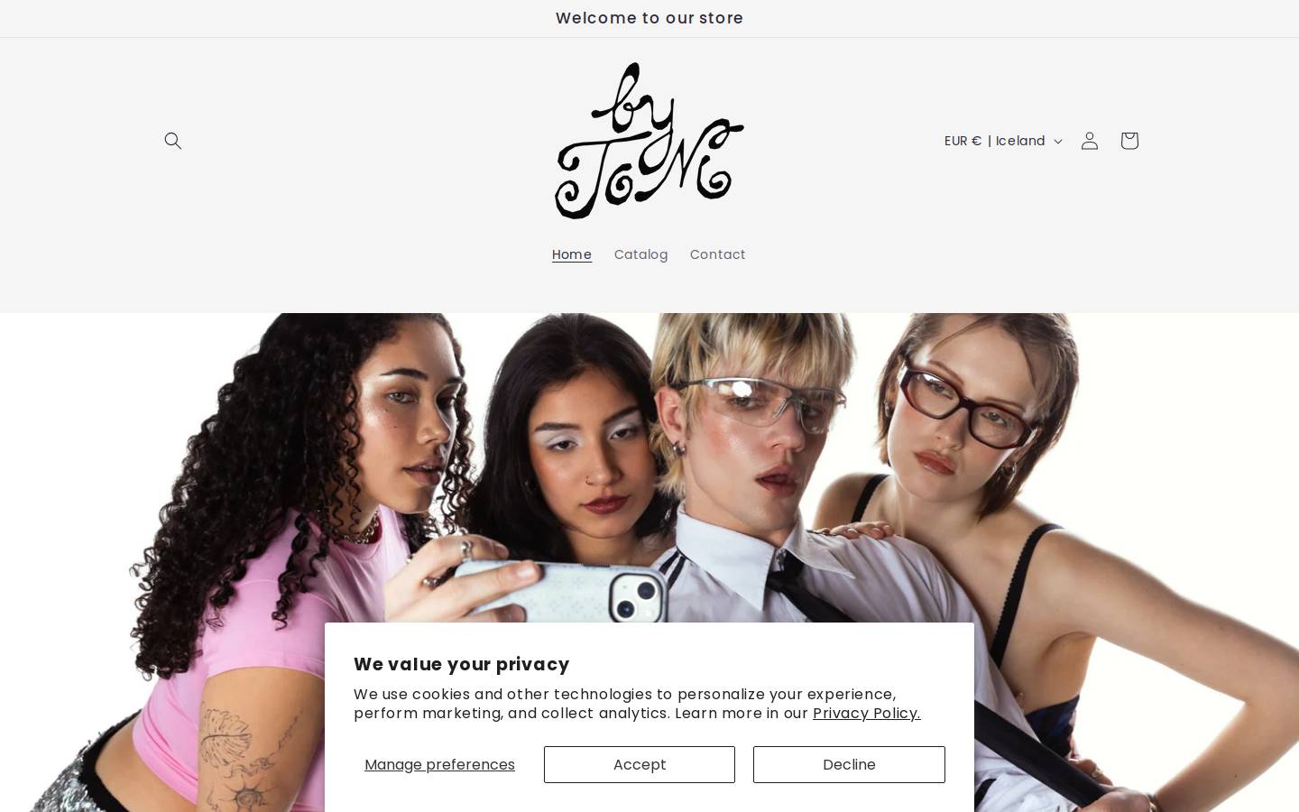 bytoni.shop homepage screenshot