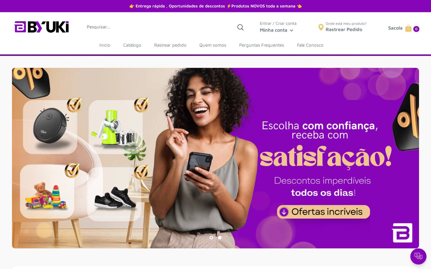 byuki.com homepage screenshot