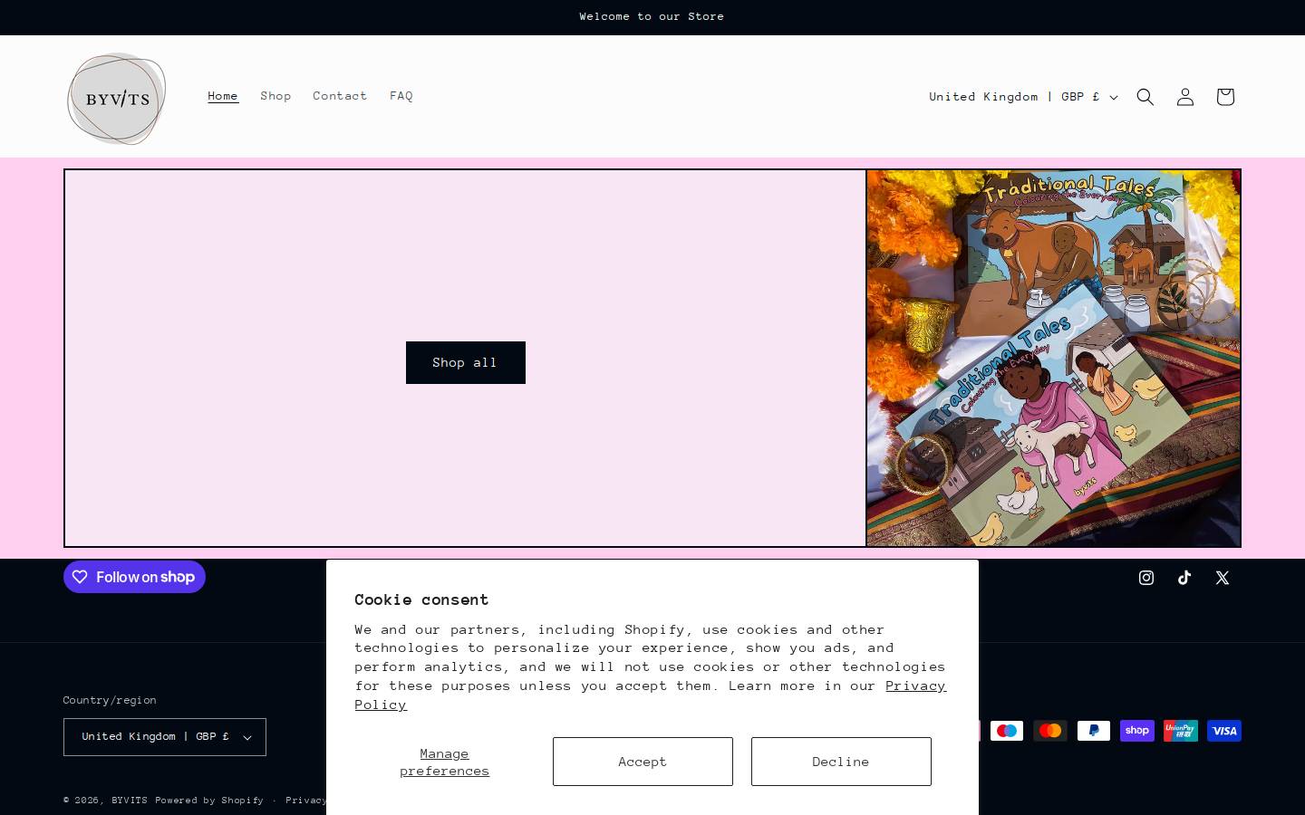byvits.com homepage screenshot